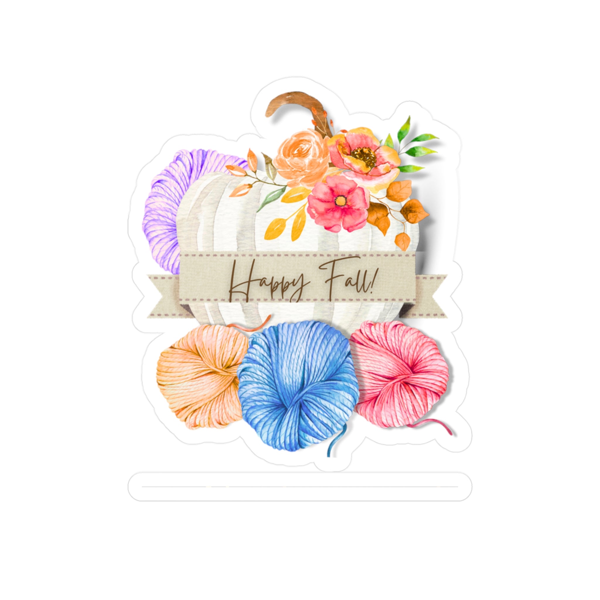 Cozy Fall Sticker – Knitting Needle Outlet