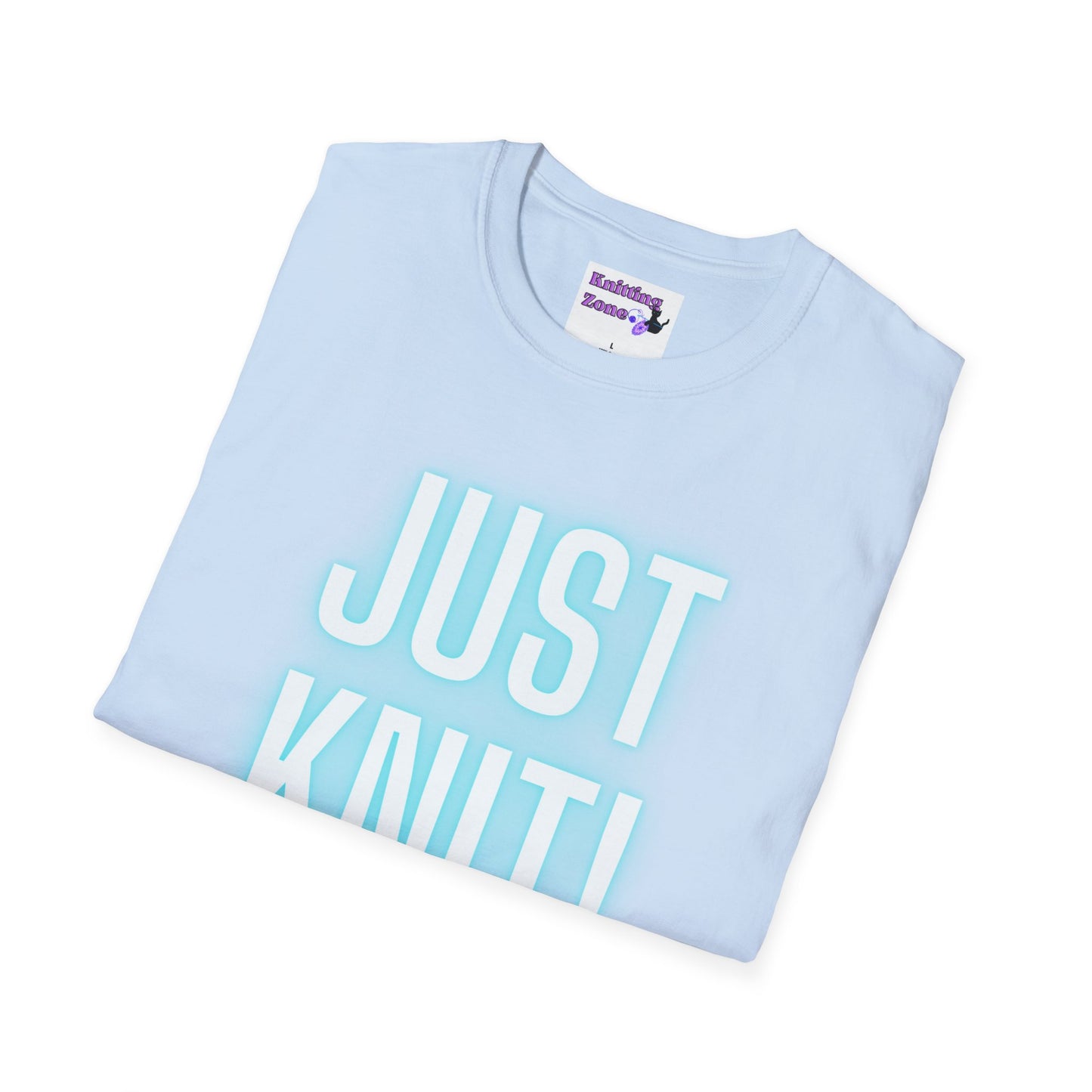 Just Knit Blue Unisex T Shirt