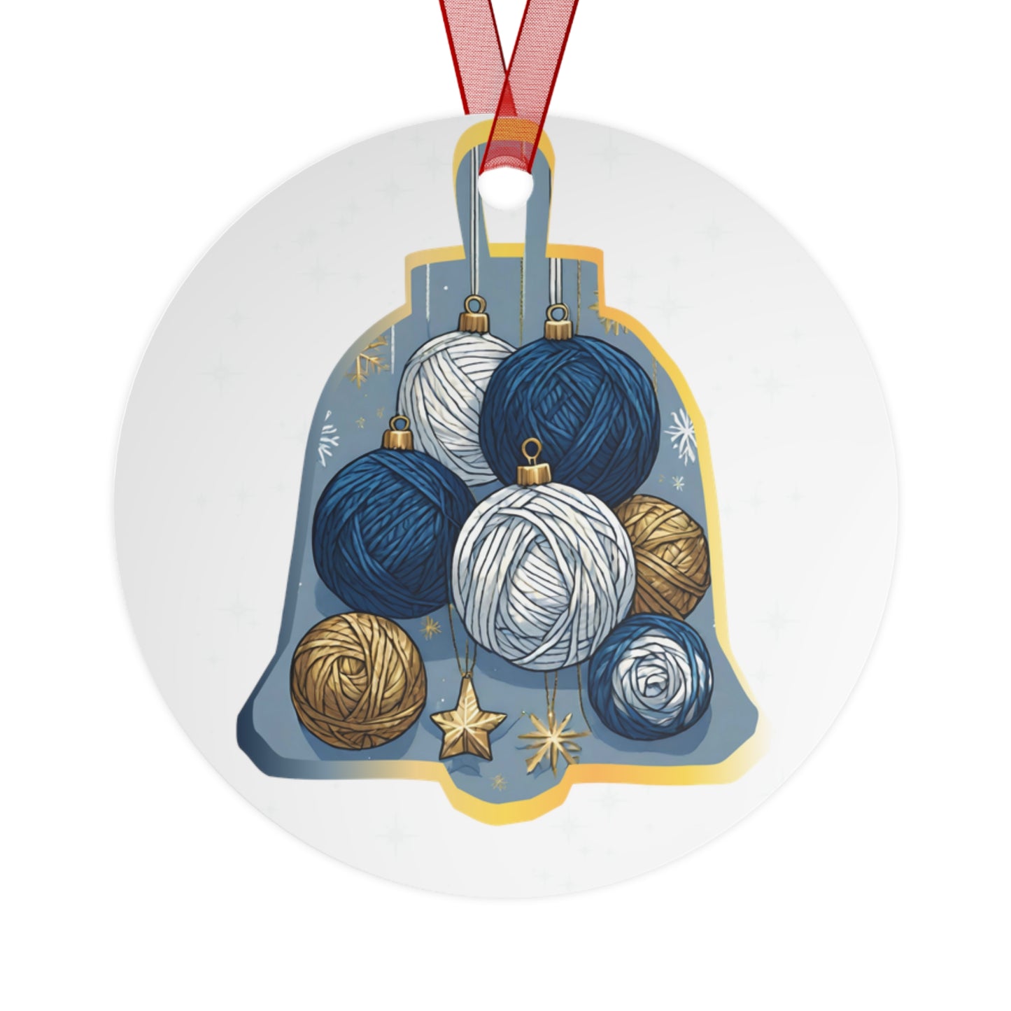 Yarn Bell Ornament