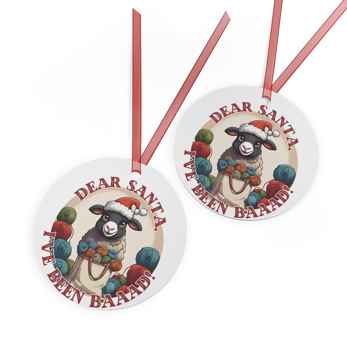 I've been baaad Ornaments