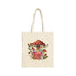 Cottage Core Cotton Canvas Tote Bag