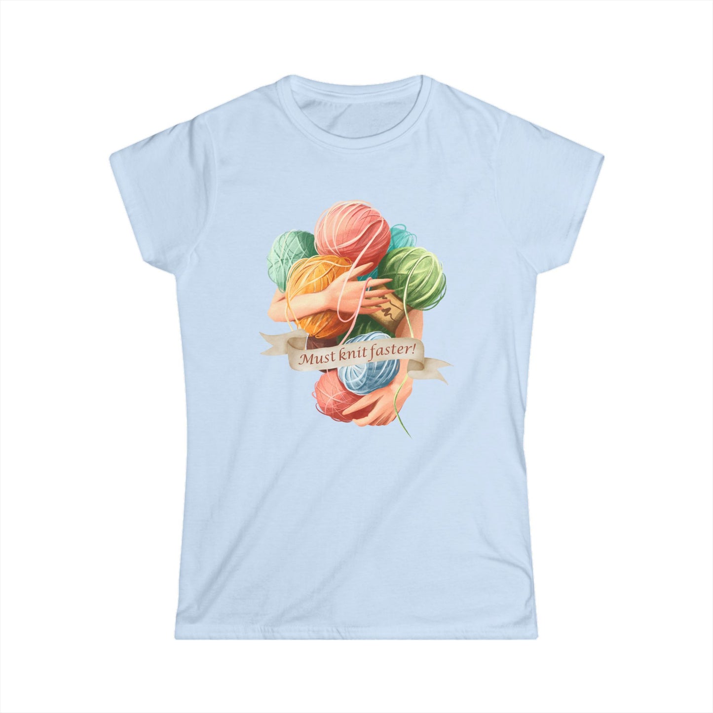 Must Knit Faster Women's T Shirt