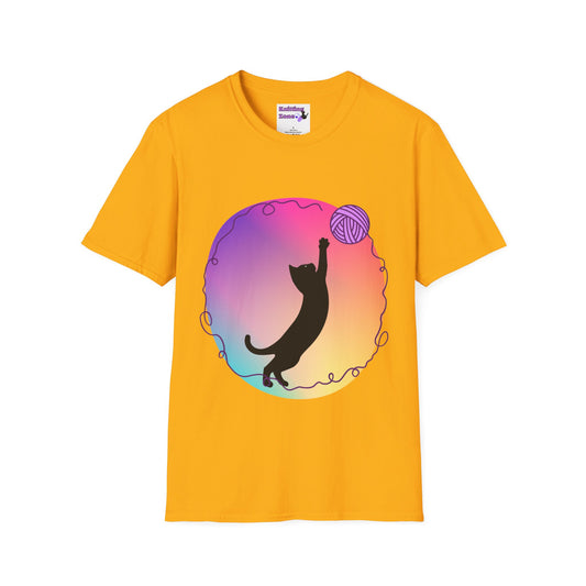 Cat With Yarn Unisex T Shirt