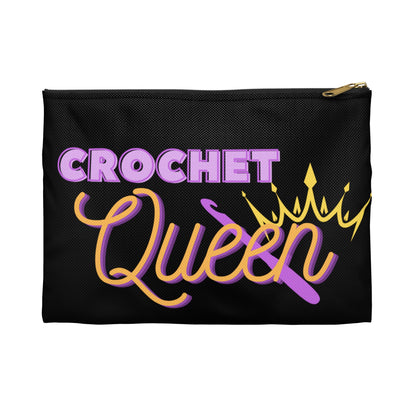 Crochet Queen Accessory Pouch