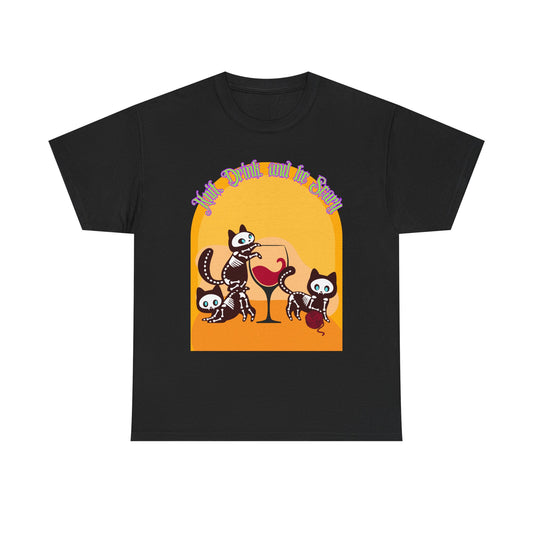 Knit Drink and Be Scary Unisex T Shirt