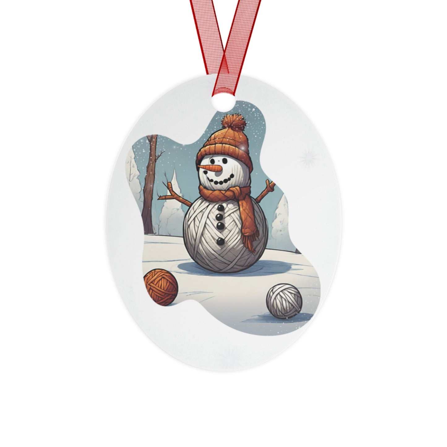 Yarn Snowman