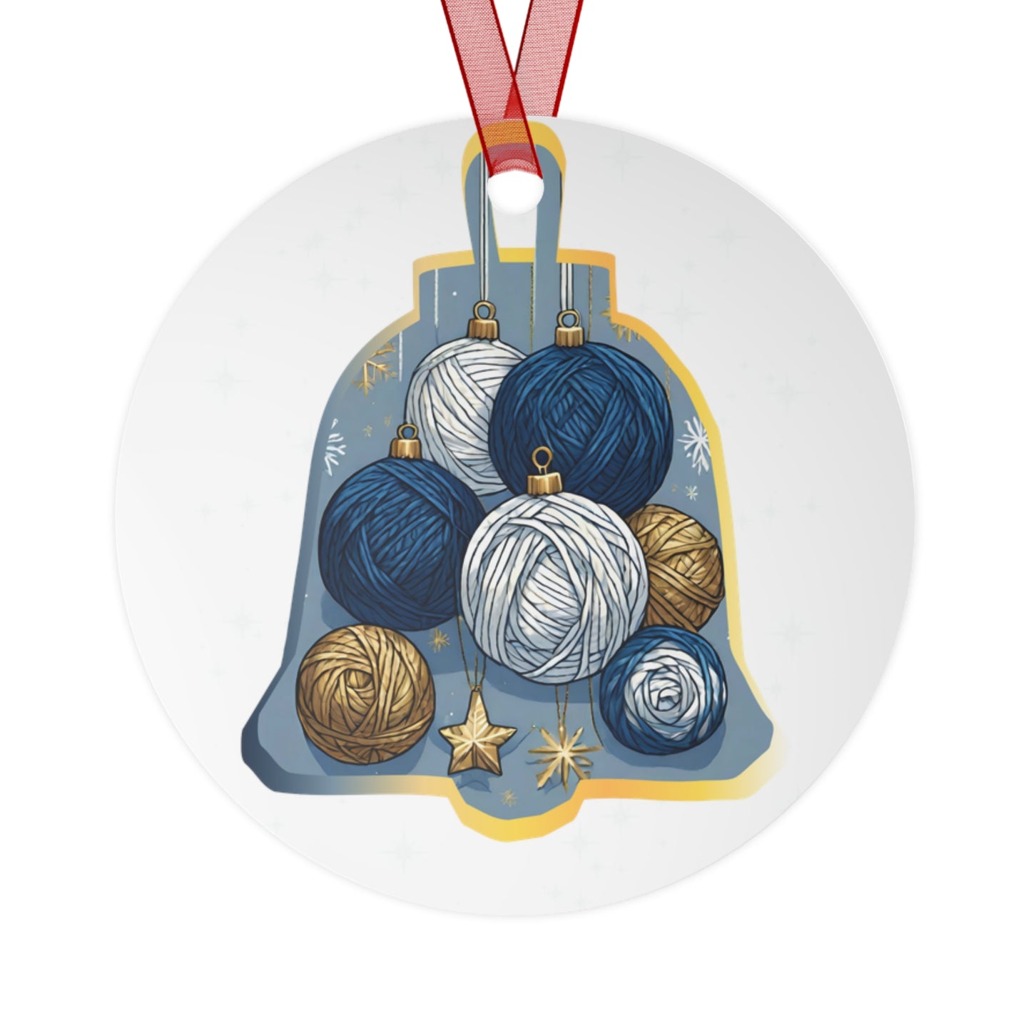 Yarn Bell Ornament