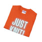 Just Knit Blue Unisex T Shirt