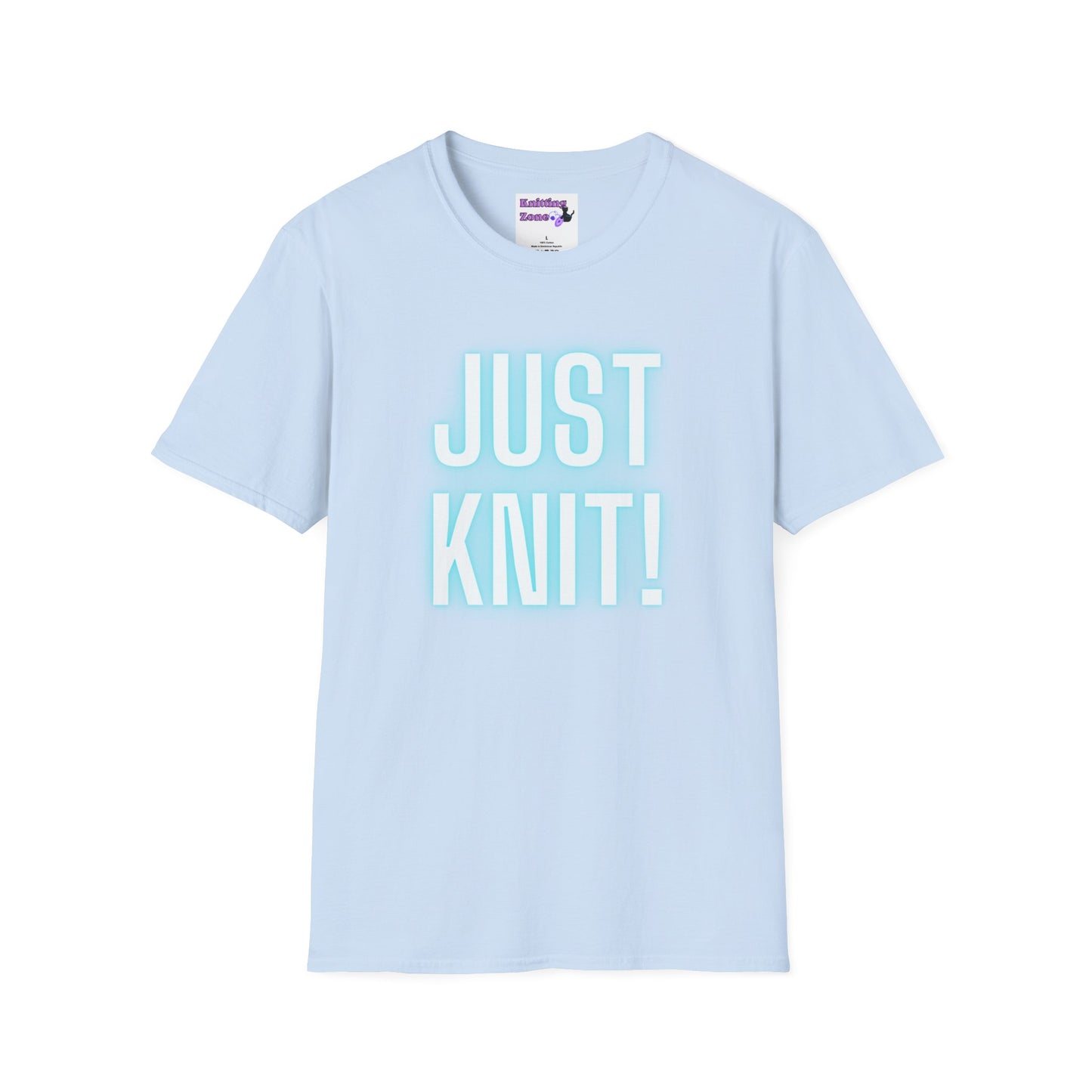 Just Knit Blue Unisex T Shirt