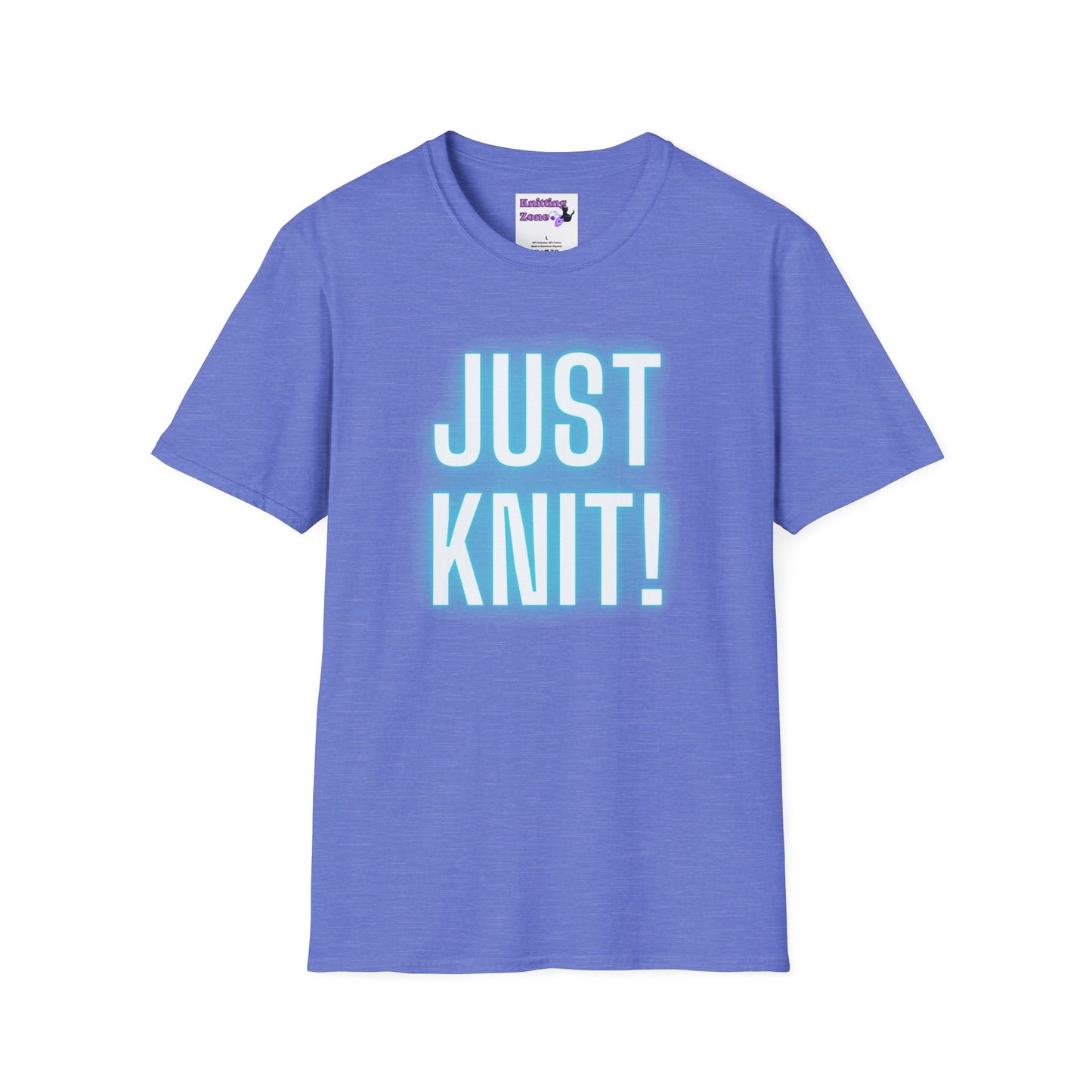 Just Knit Blue Unisex T Shirt