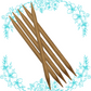 8" Bamboo Double Point Needles
