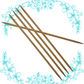 8" Bamboo Double Point Needles