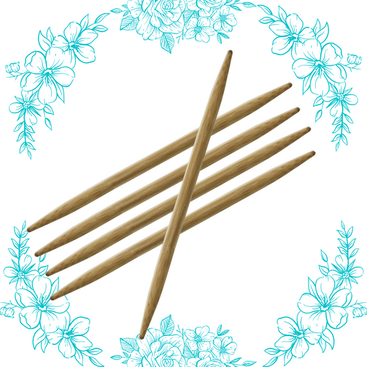5" Bamboo Double Point Needles