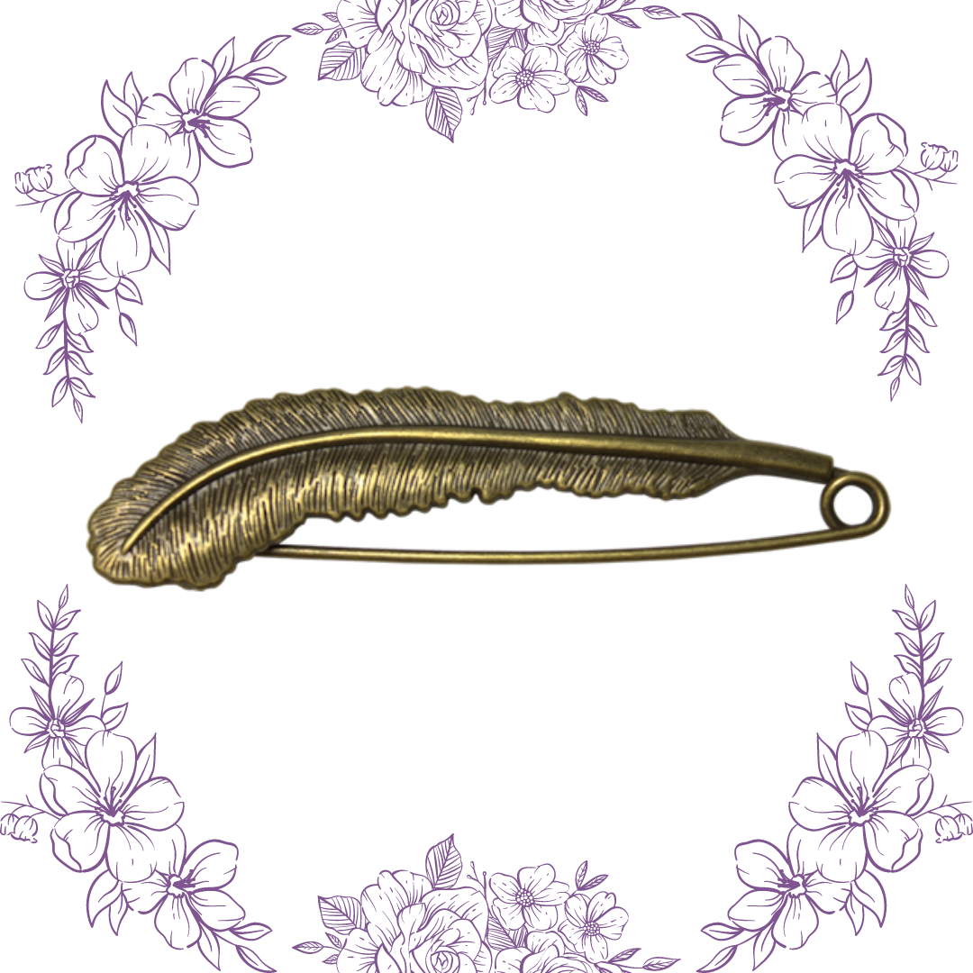 HiyaHiya Feather Shawl Pin