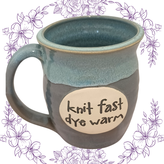 Pawley Studios Ceramic Mug - Knit Fast Dye Warm