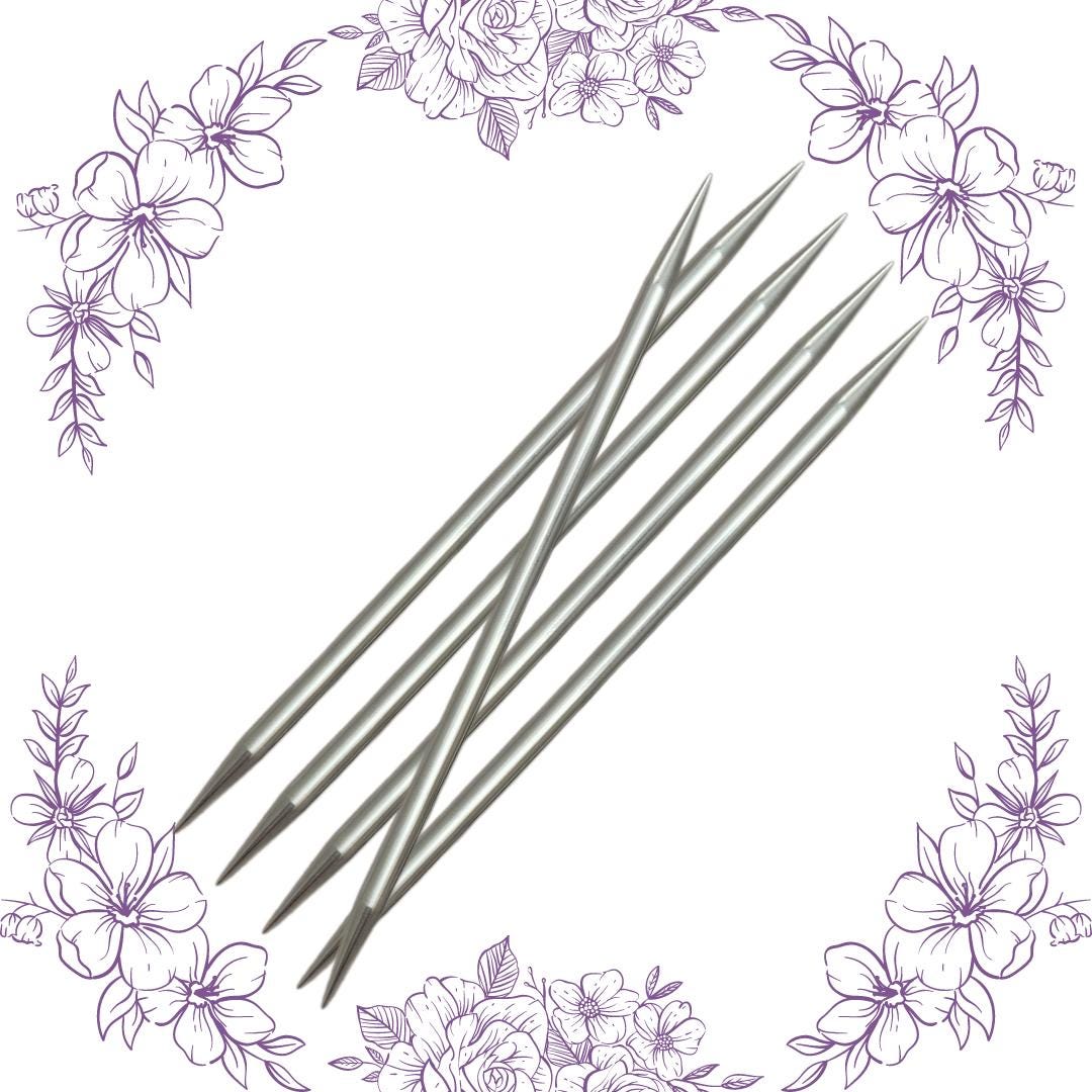 6" Sharp Double Point Needles