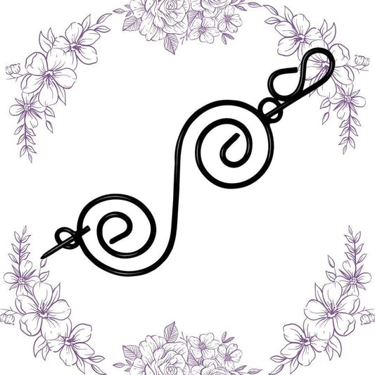 Nirvana Swirl Shawl Pin