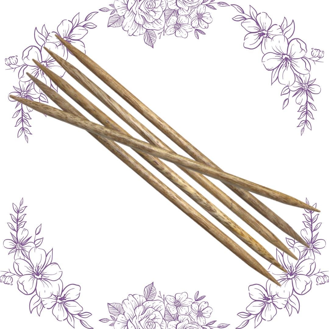 Nirvana 6" Mango Double Point Needles