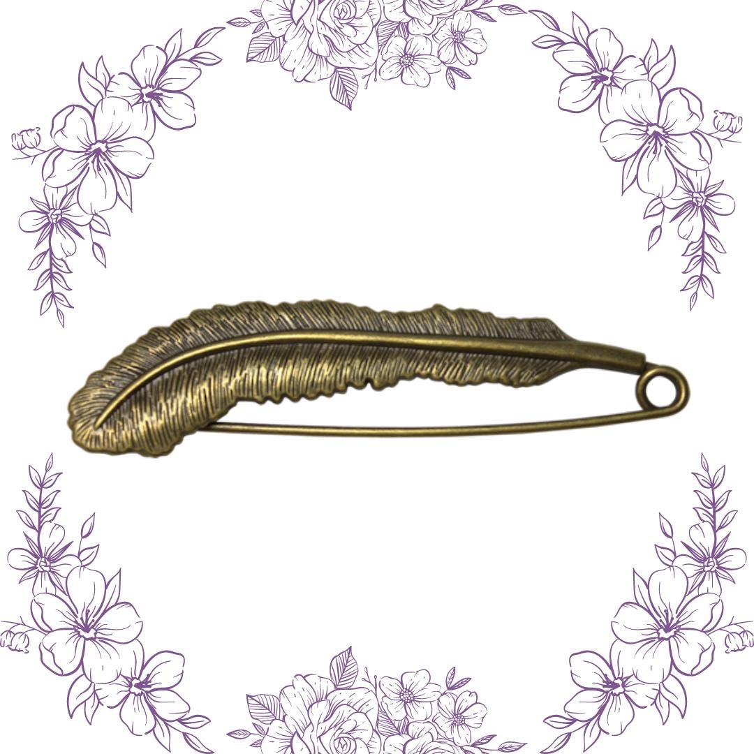 HiyaHiya Feather Shawl Pin