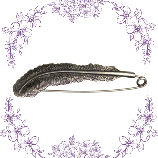HiyaHiya Feather Shawl Pin